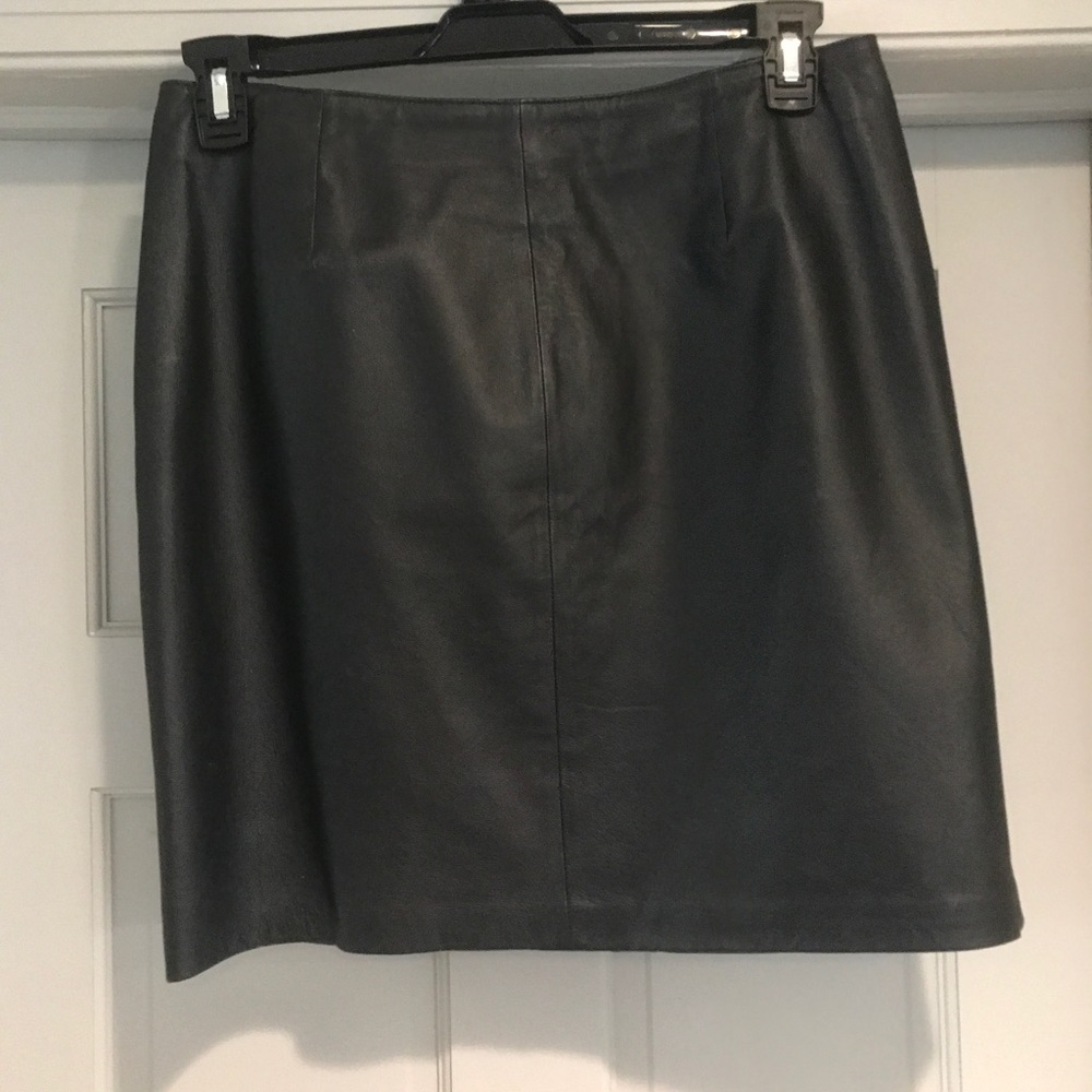 Leather skirt